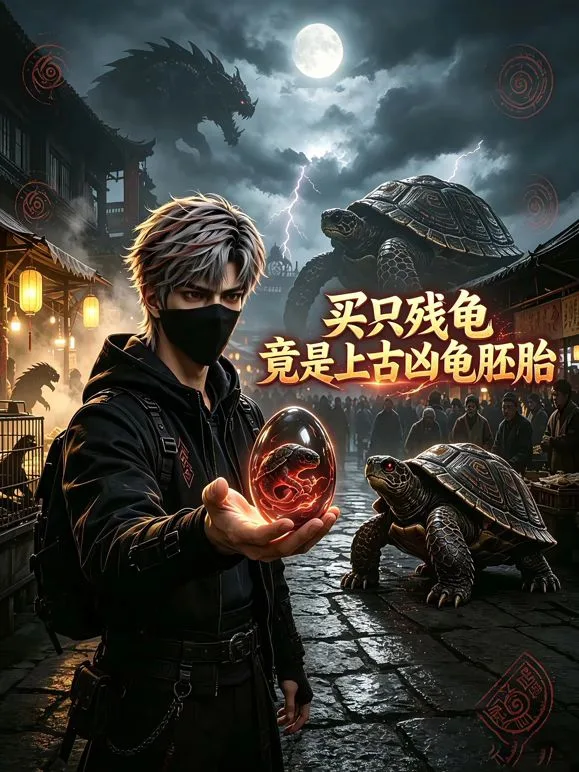买只残龟，竟是上古凶龟胚胎